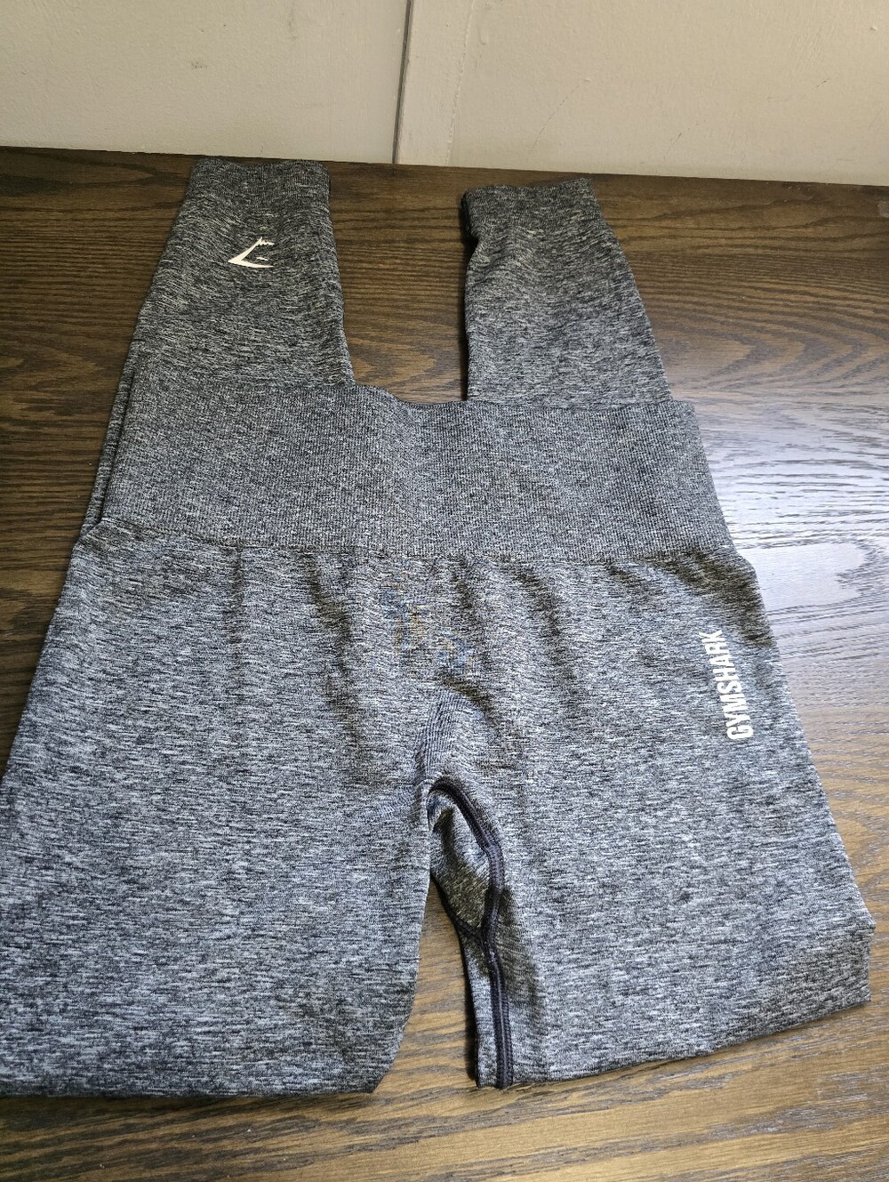 Gymshark Kids Gray Seamless High-Waist Leggings Size S